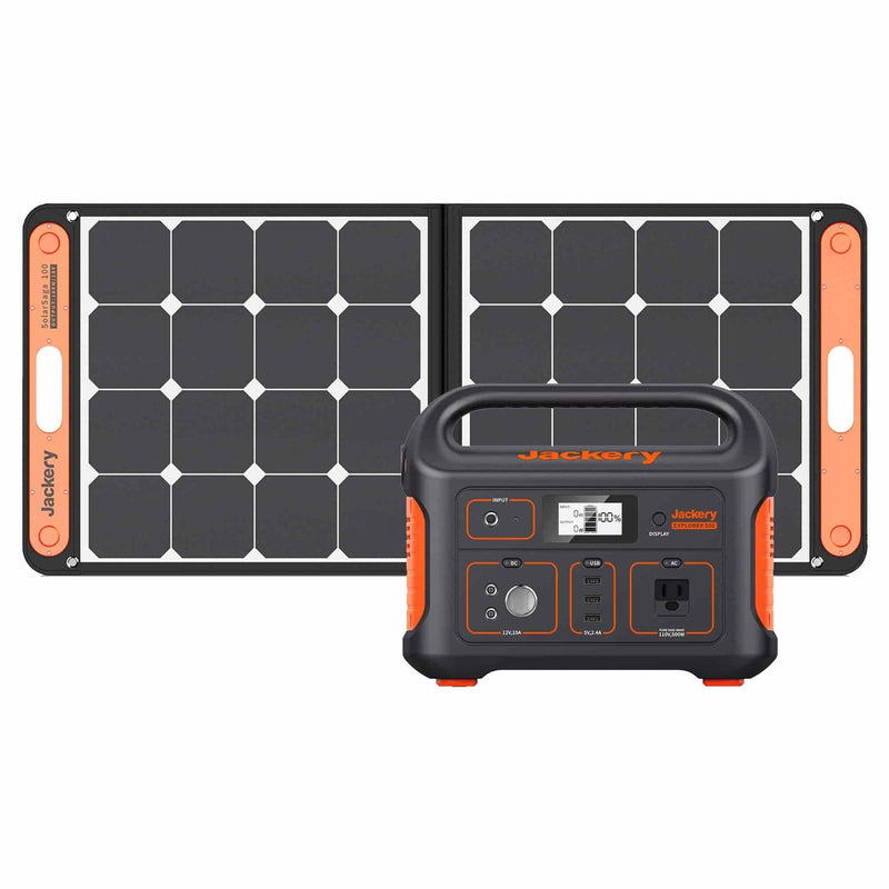 Jackery Explorer 500 + 1x SolarSaga 100W Solar Panel Solar Generator Kit T1G1SP500G100SP