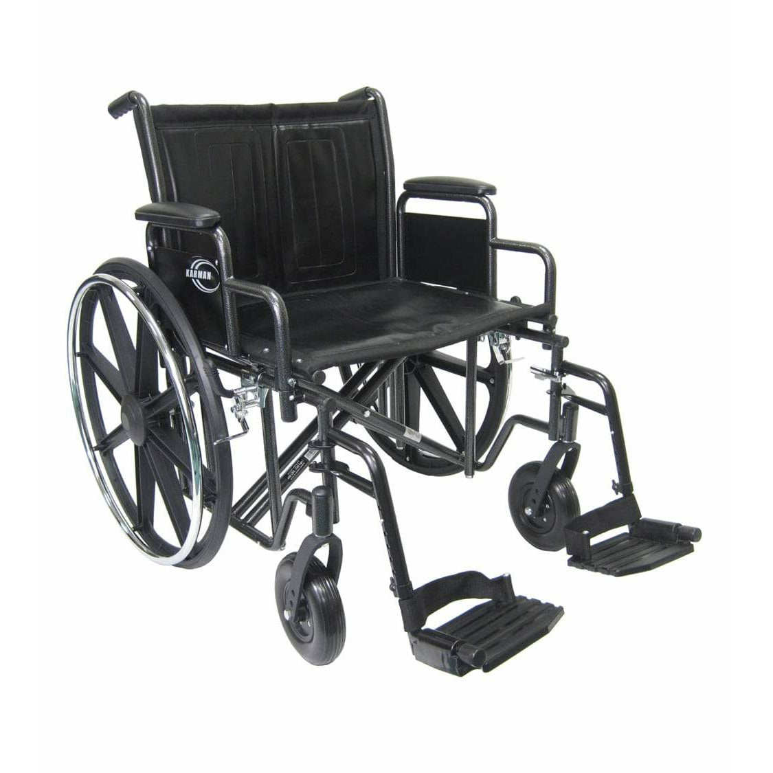 Karman Healthcare KN-922W 22″ Wide Seat Heavy-Duty Bariatric Manual Wheelchair KN-922W-APT