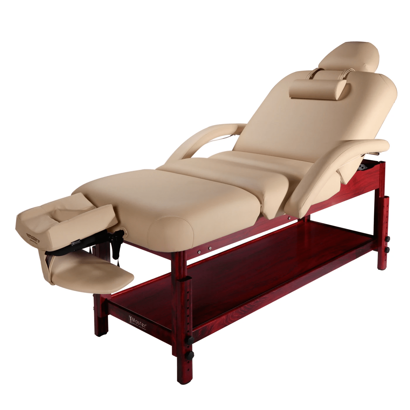 Master Massage Claudia 30" Spa Salon Beauty Bed with Pneumatic Tilt Stationary Massage Table 10126