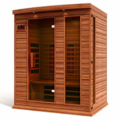 Maxxus Red Cedar Infrared 3-Person Sauna MX‐M306‐01‐FS CED