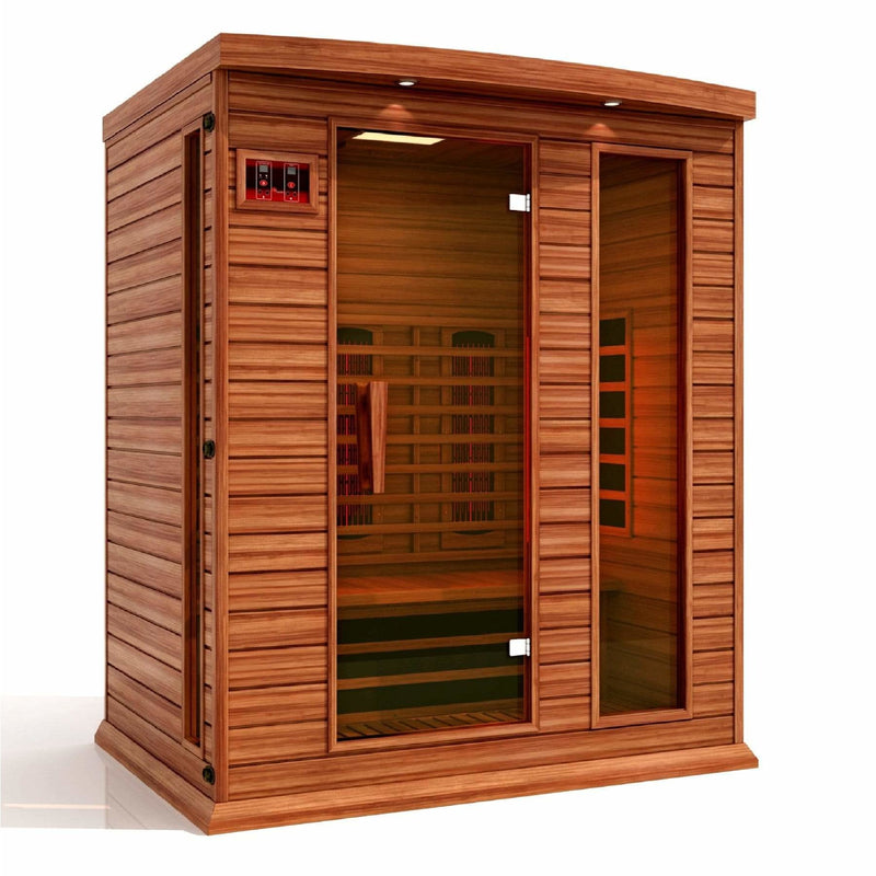 Maxxus Red Cedar Infrared 3-Person Sauna MX‐M306‐01‐FS CED