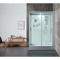 Maya Bath Anzio Platinum Freestanding Steam Showers