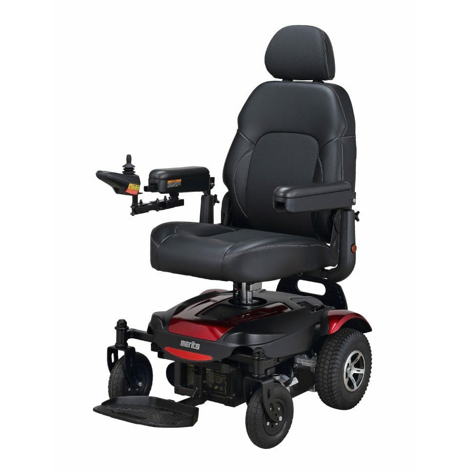 Merits Health Dualer 12V 950W Rear-Wheel Electric Wheelchair P312A