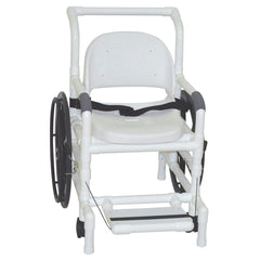 MJM 18.5" Wide Multi-purpose Full Support Seat Shower Transport Chair 131-18-24W-FS