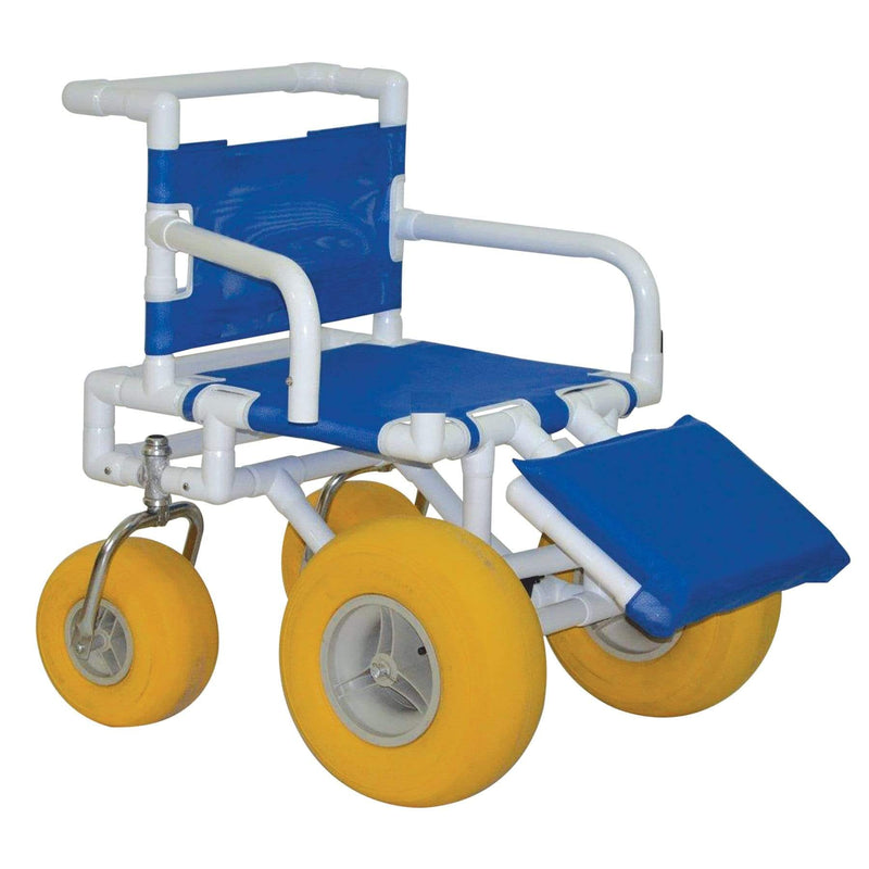 MJM All Terrain Beach Wheelchair 722-ATC-ELR-YEL
