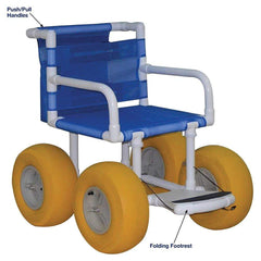 MJM All Terrain Beach Wheelchair E720-ATC-YEL