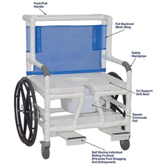 MJM Bariatric Self-Propelled Aquatic /Rehab Shower Transport Chair 140-26-BAR-24W