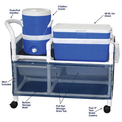 MJM Hydration Cart With Skirt Cover Panels 830