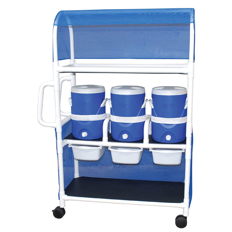 MJM Hydration Cart With Standard Mesh Canopy 835