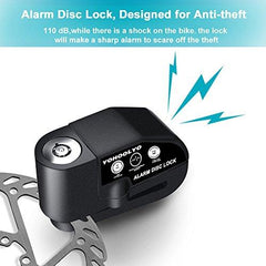 Multipurpose Bike Disc Lock Sound Alarm