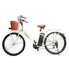 Nakto Classic 36V/12Ah 250W Step-Thru Electric Bike With Plastic Basket ClaXW260015