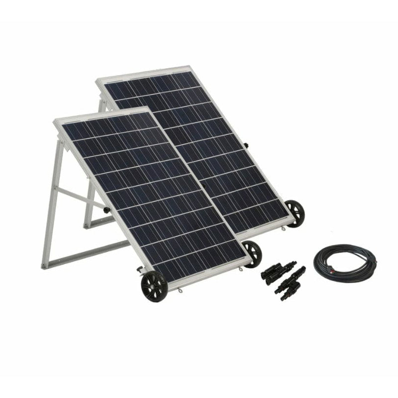Nature's Generator 2x 100W Monocrystalline Portable Solar Panel
