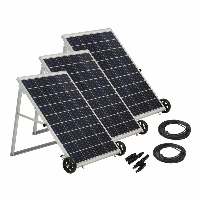 Nature's Generator 3x 100W Monocrystalline Portable Solar Panel