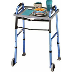 NOVA Walker Tray, Food Tray with 2 Cup Holders for Folding Walker, Fits on Most Folding Walkers, 1 Count (Pack of 1)
