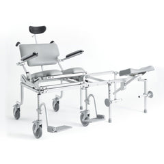 Nuprodx Multichair Stationary Tub and Commode Slider System With Tilt-in-space and Expanded Seat MC6200Tilt