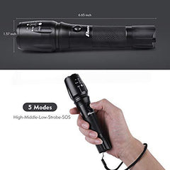Rechargeable Tactical Flashlight For Hunting