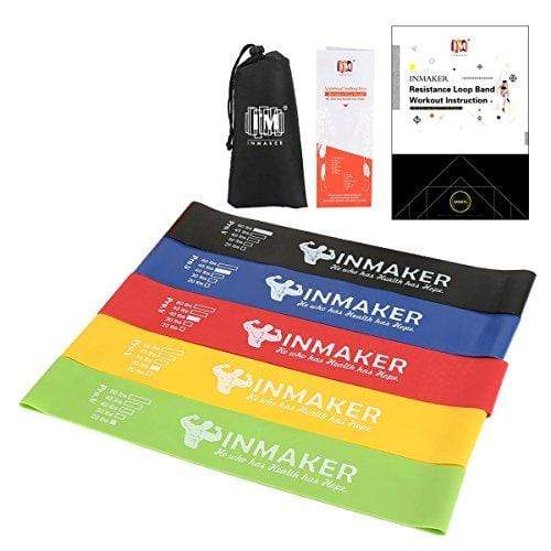 Resistance Workout Bands with Carry Bag (5PCS)