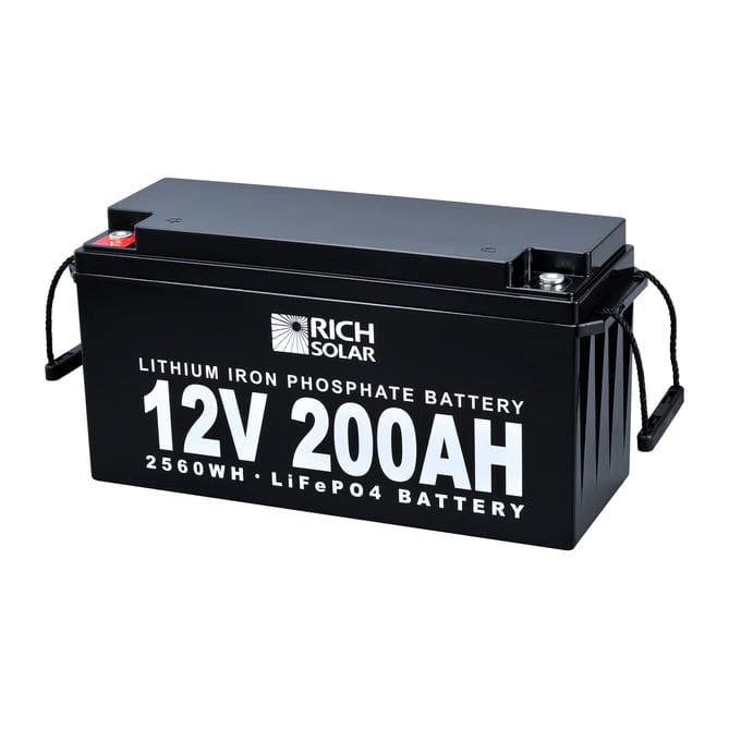 Rich Solar 12V/200Ah LiFePO4 Deep Cycle Battery