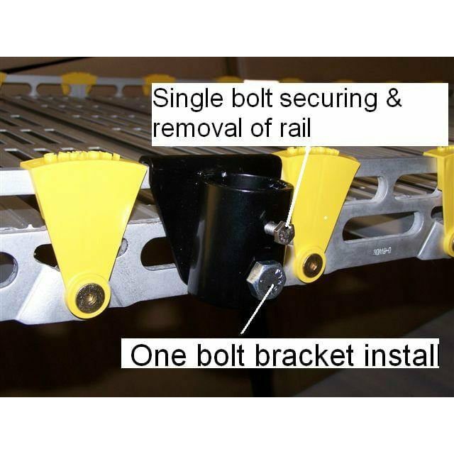 Roll-A Ramp Anodized Aluminum Handrails