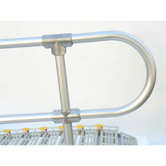 Roll-A Ramp Anodized Aluminum Loop End Handrails