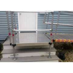 Roll-A-Ramp Platform Aluminum Ramp w/ Handrails RAR-PF1-48