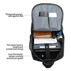 Skateboard Backpack with Anti-Theft Lock and USB Charging Port