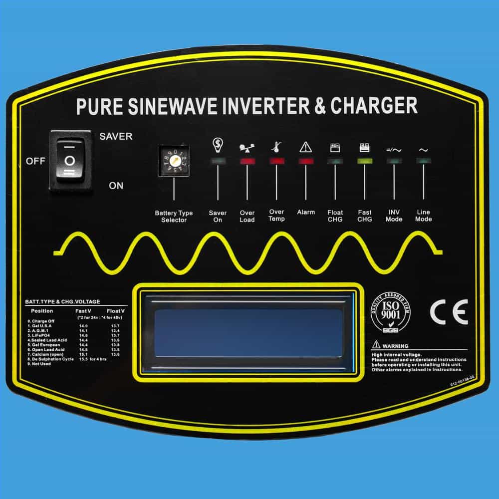 SunGoldPower 12000W 48V Split Phase Pure Sine Wave Solar Inverter Charger