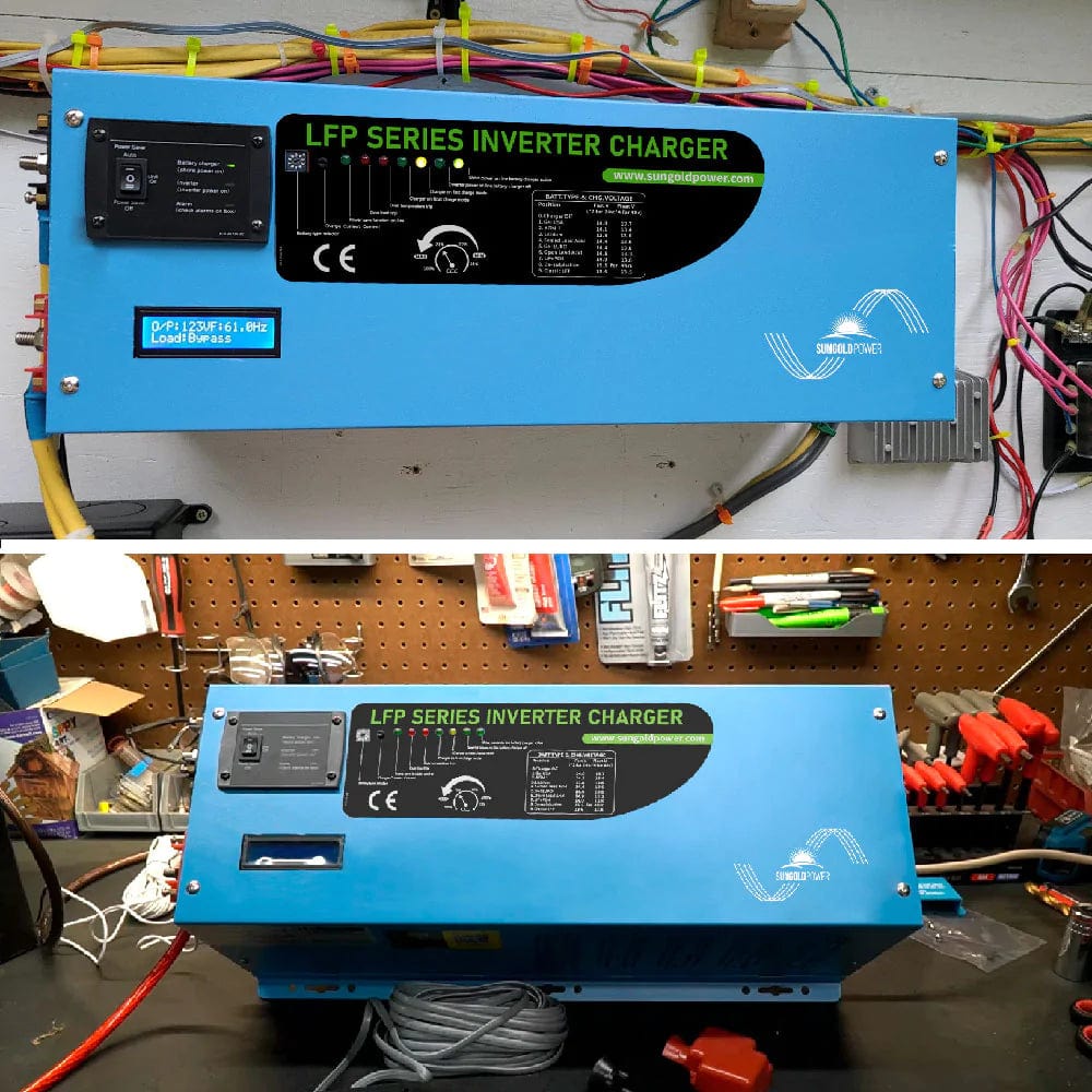 SunGoldPower 4000W DC 24V Pure Sine Wave Inverter with Charger