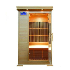 SunRay HL100K2 Barrett Low EMF Indoor 1 Person Far Infrared Sauna