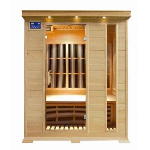 SunRay HL300C Aspen Low EMF Indoor 3 Person Far Infrared Sauna
