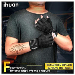 Ventilated Gym Gloves with Wrist Wrap Support