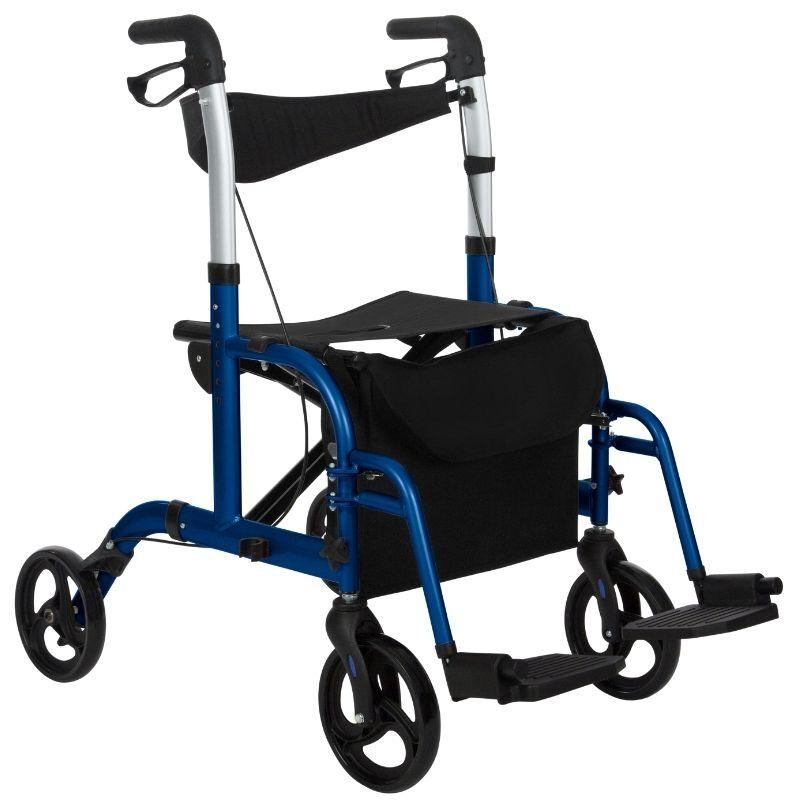 Vive Health Foldable 4-Wheel Wheelchair Rollator