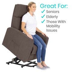 Vive Health LVA2017 110V Large Massage Lift Chair