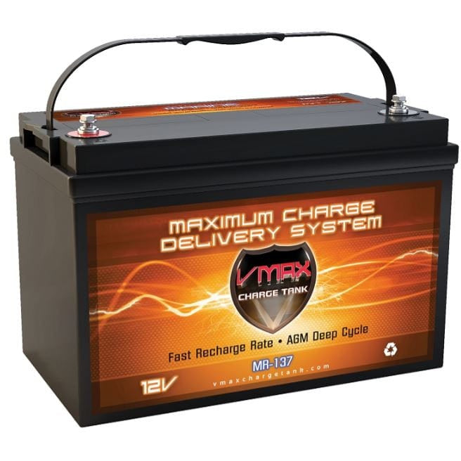 Vmaxtanks MR137-120 12V/120Ah High Performance AGM Deep Cycle Battery