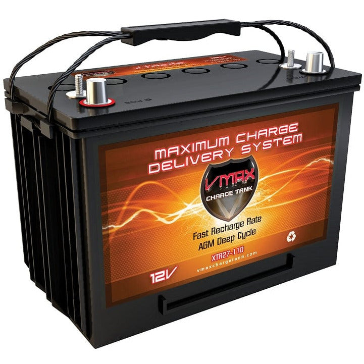 Vmaxtanks XTR27-110 12V/110Ah Xtreme AGM Deep Cycle Battery