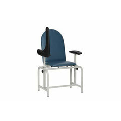 Winco Solace Plastic Resin Seat/Back Phlebotomy Chair with Drawer 2572