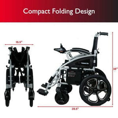 Zip’r Transport Lite 24V Folding Electric Wheelchair